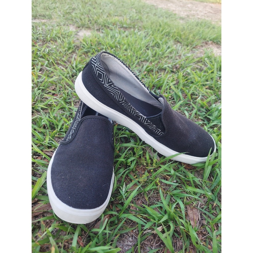 MERRELL Canvas Slip On‎ Shoes Size 9.5 Women's Black Lightweight Casual Sneakers